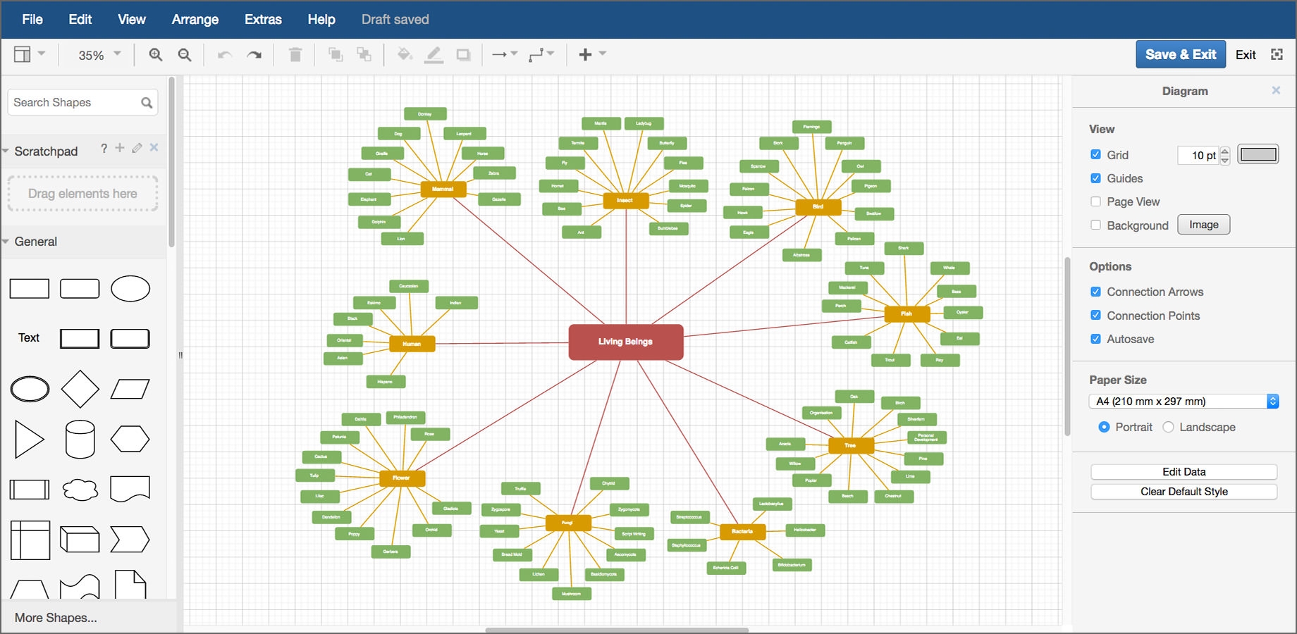 Visio Website Diagram Template