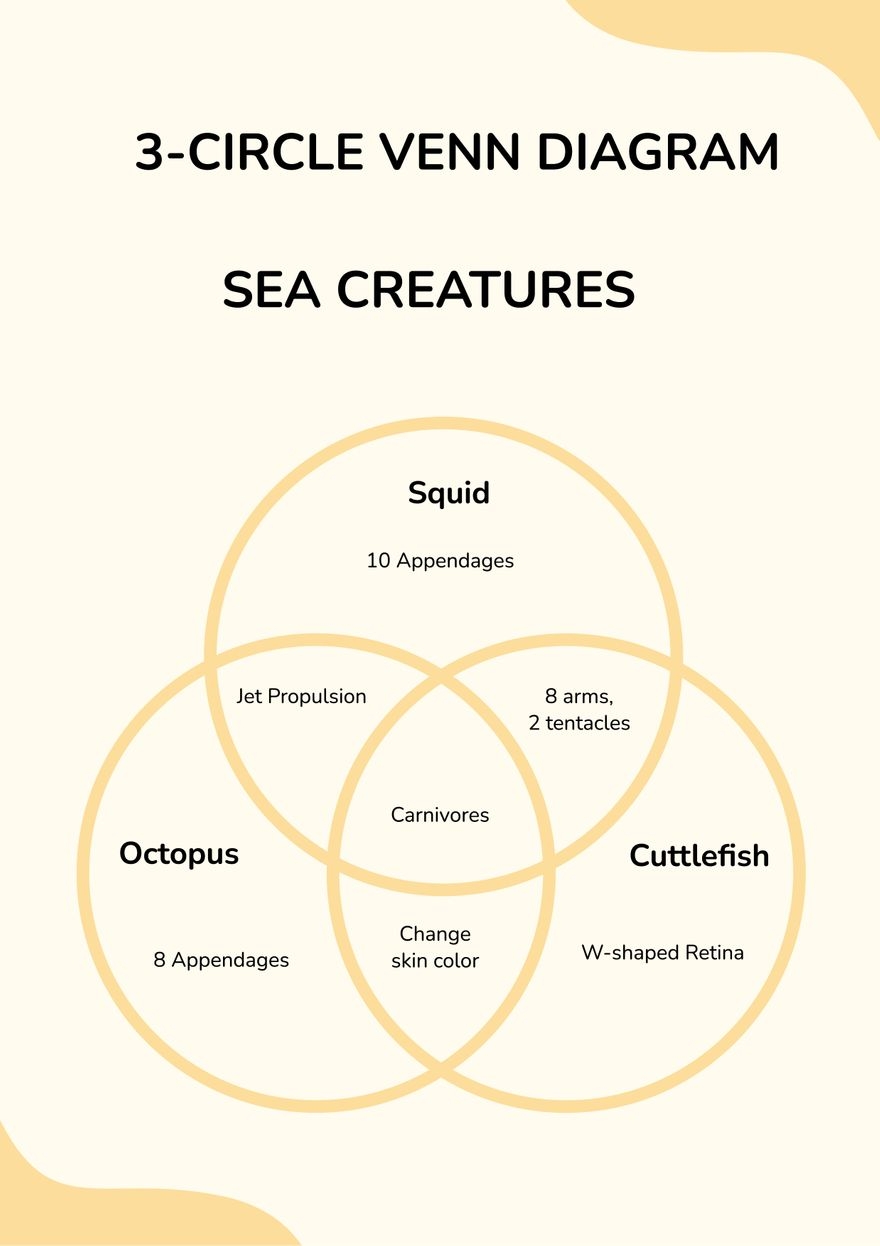 3 Circle Venn Diagram Template In Word Publisher Google Docs 