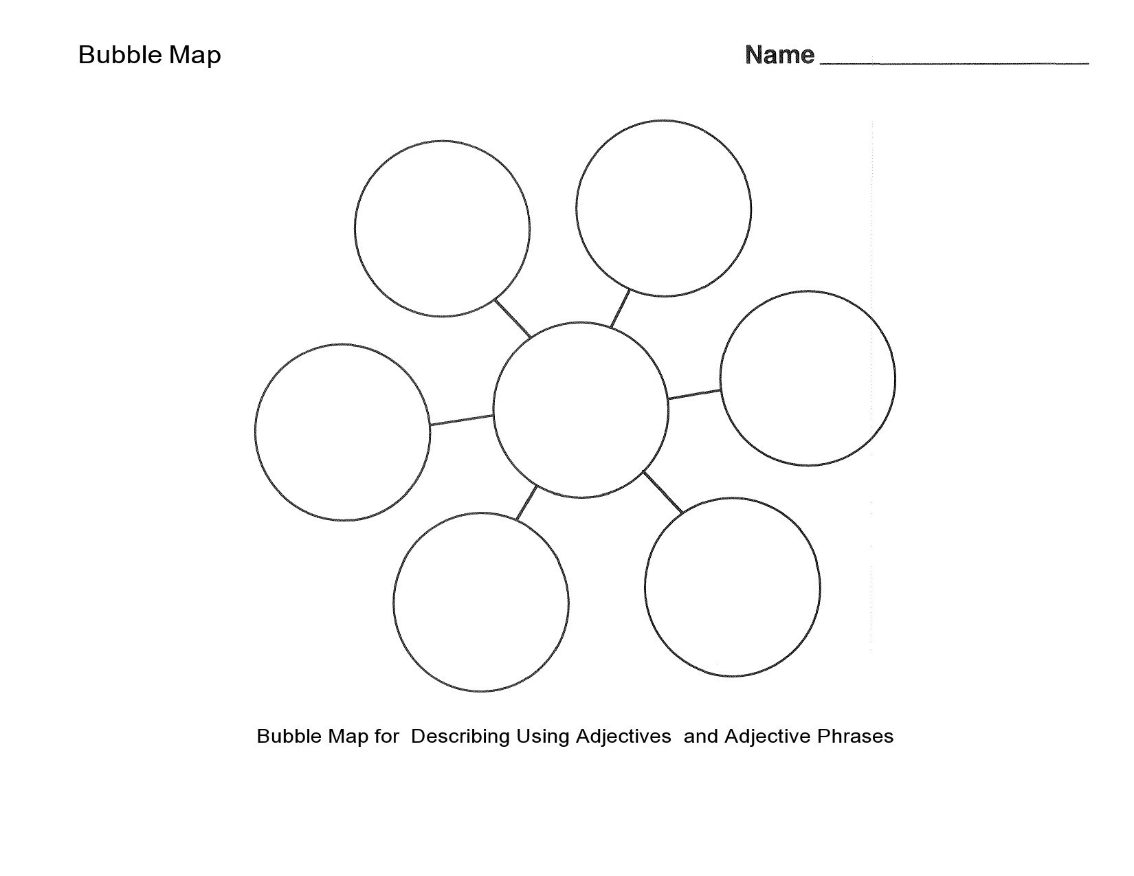 Bubble Diagram Template Word