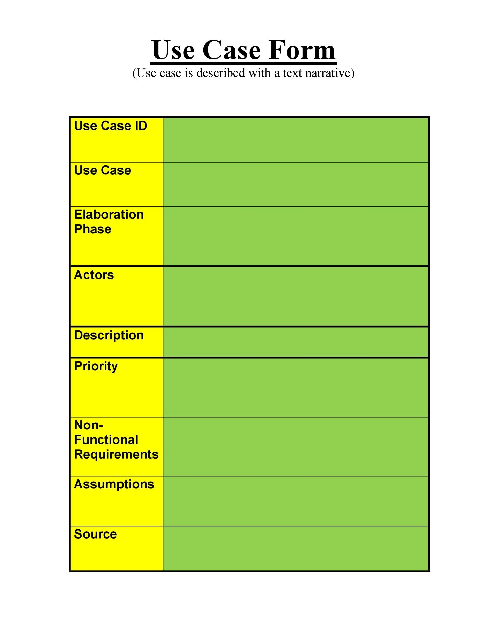 40 Use Case Templates U0026 Examples Word PDF TemplateLab