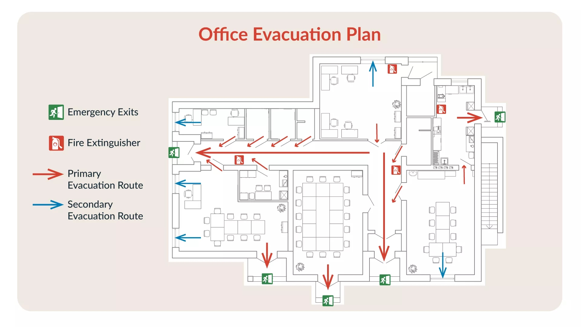 7 Steps To Create A Fire Evacuation Plan Template 