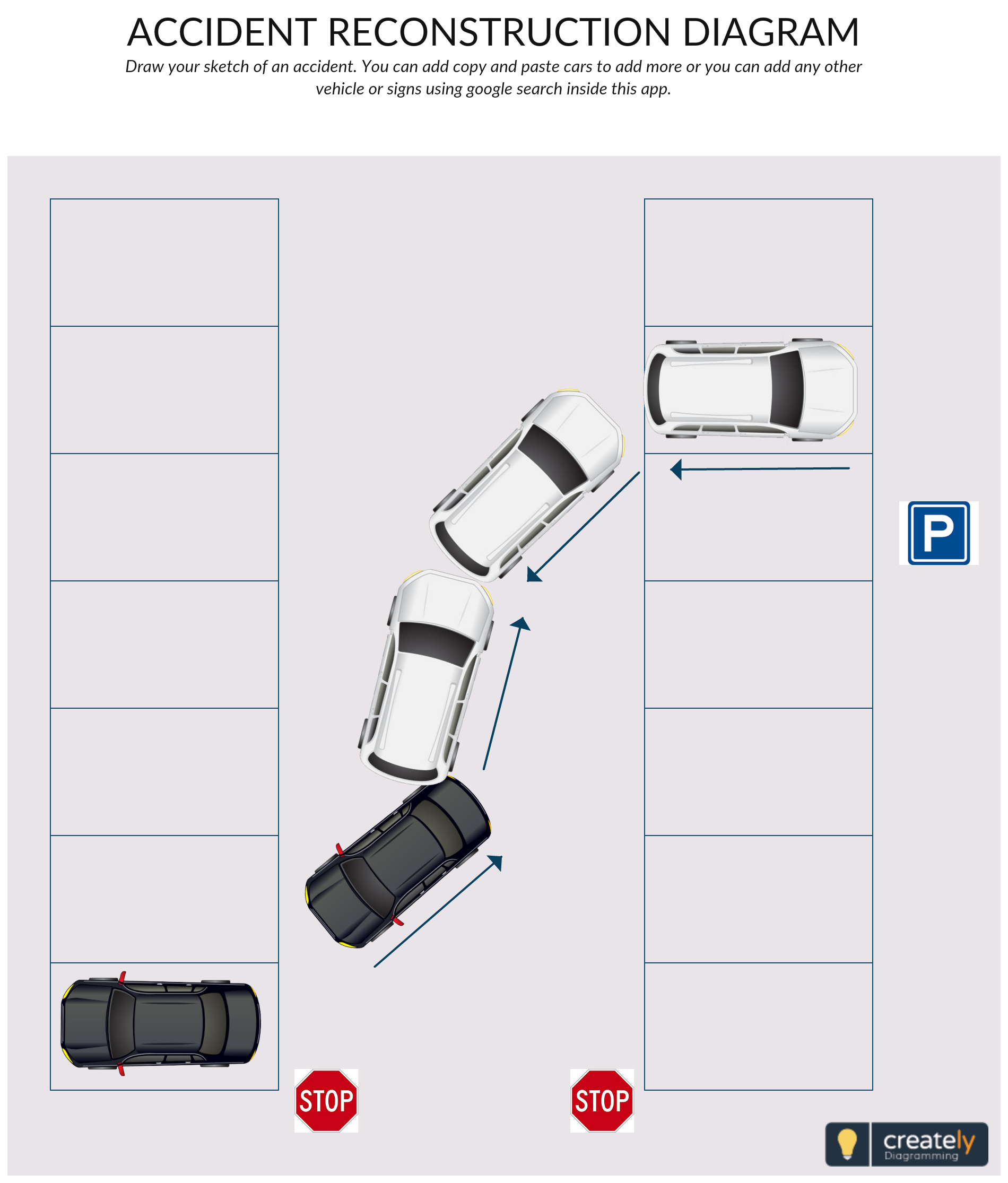 Accident Reconstruction Diagram Creately