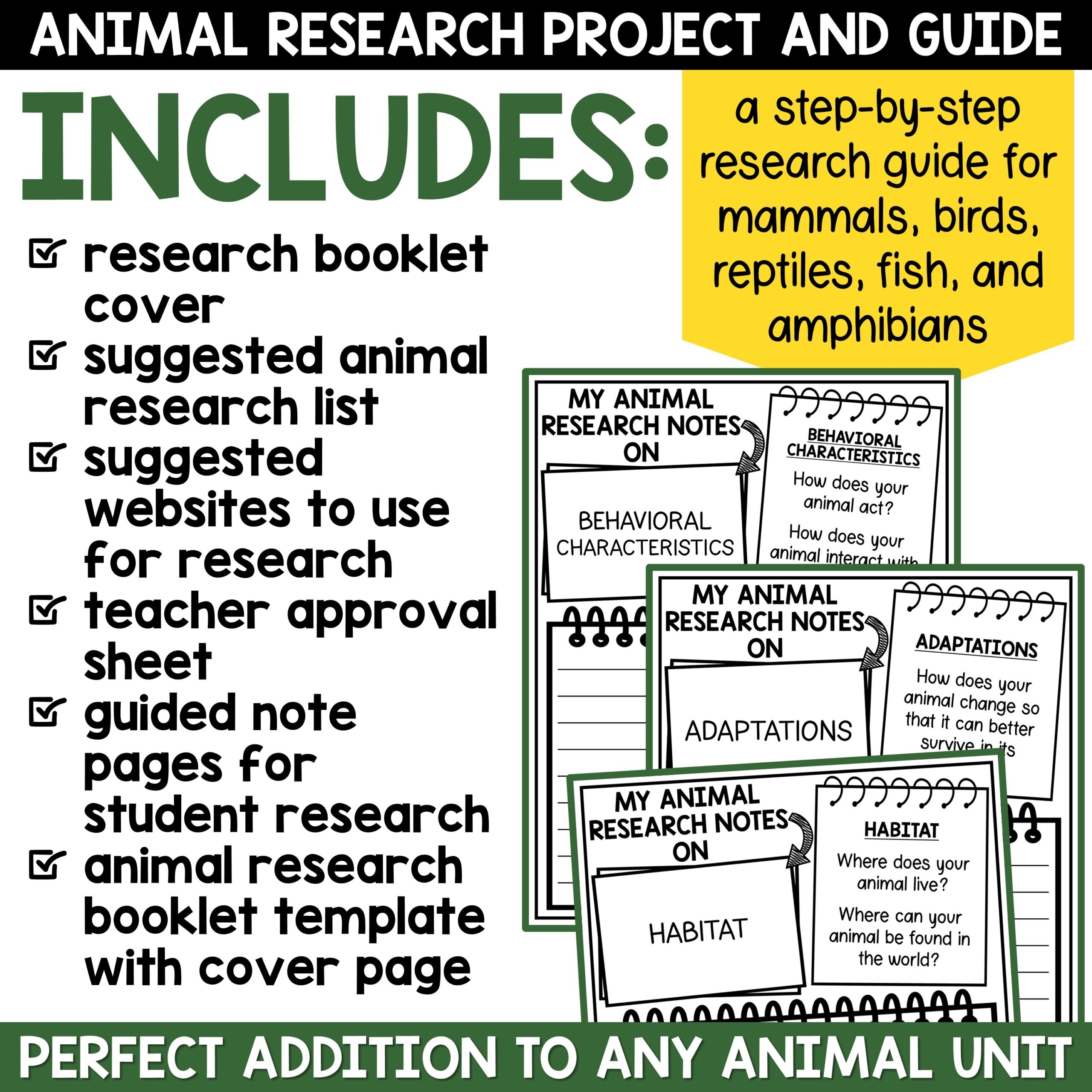 Animal Report Research Project Template Informational Writing Book Project A Love Of Teaching Kim Miller