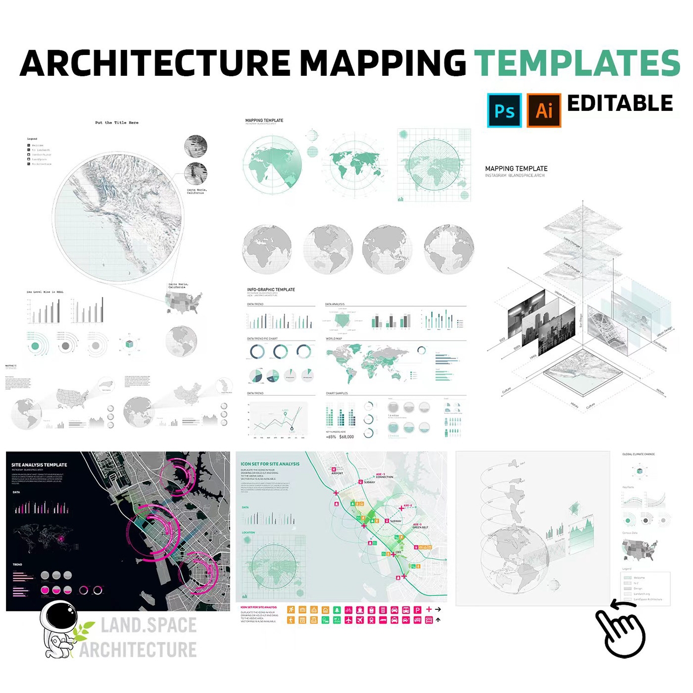 Architecture Site Analysis Mapping Templates Behance
