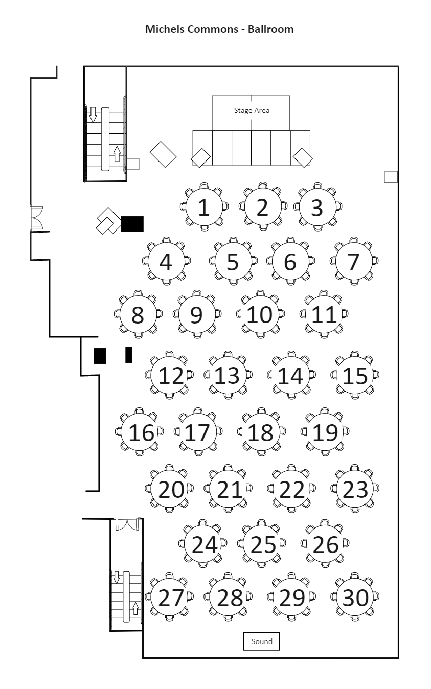 Banquet Seating Plan EdrawMax Template