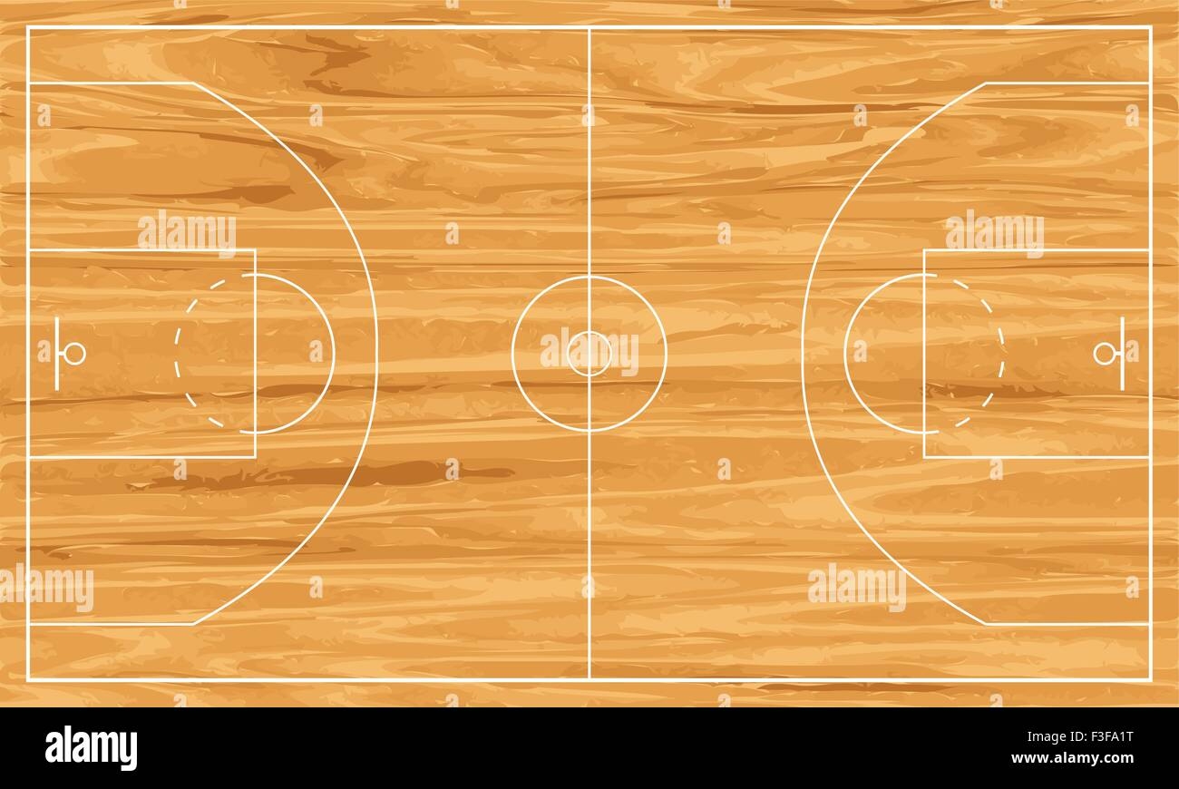 Basketball Court Diagram Template