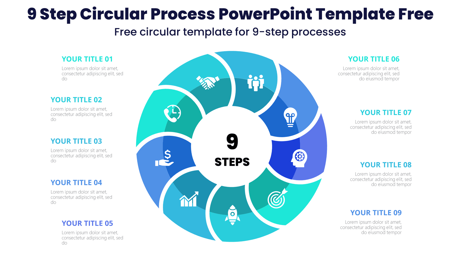Steps Diagram Template Free