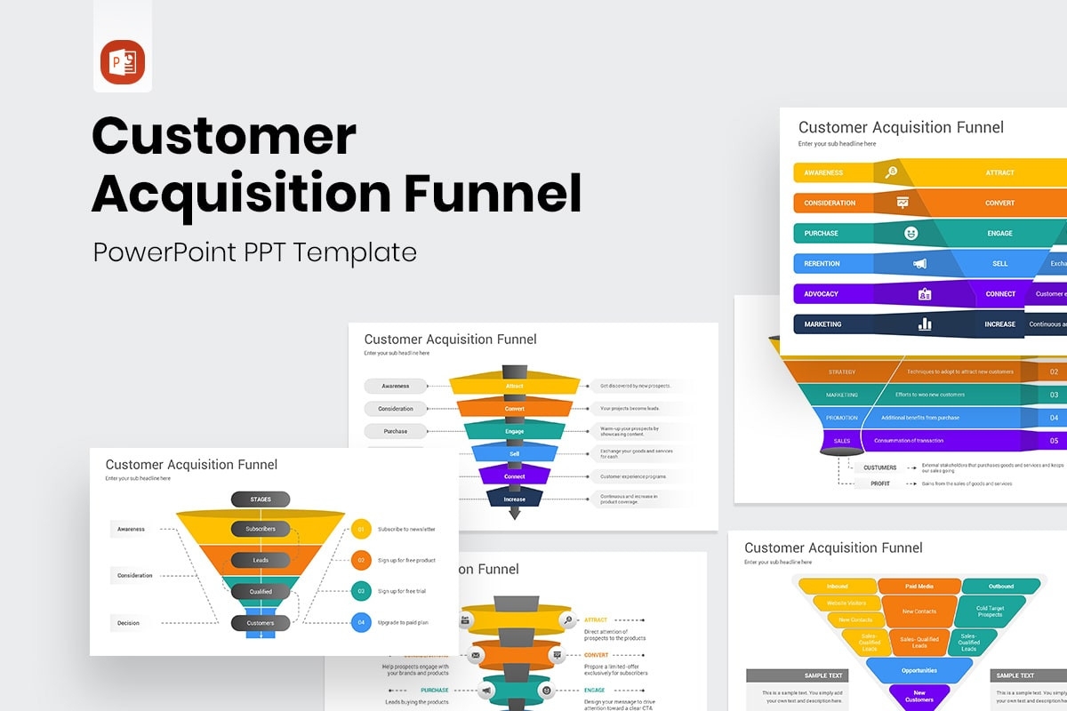 Funnel Diagram Ppt Template