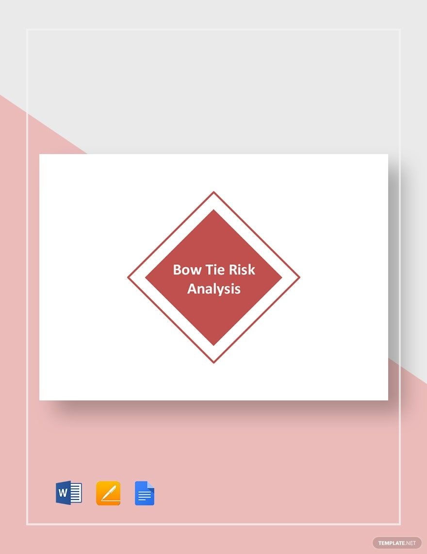 Bow Tie Diagram Template Word