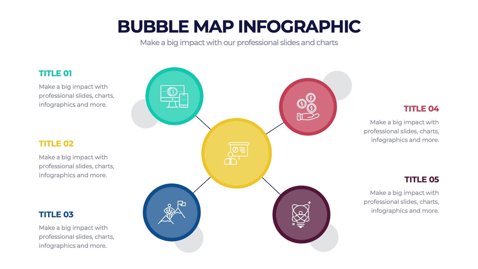 Brainstorm Bubble Map Infographic Powerpoint Template And Google Slides Theme
