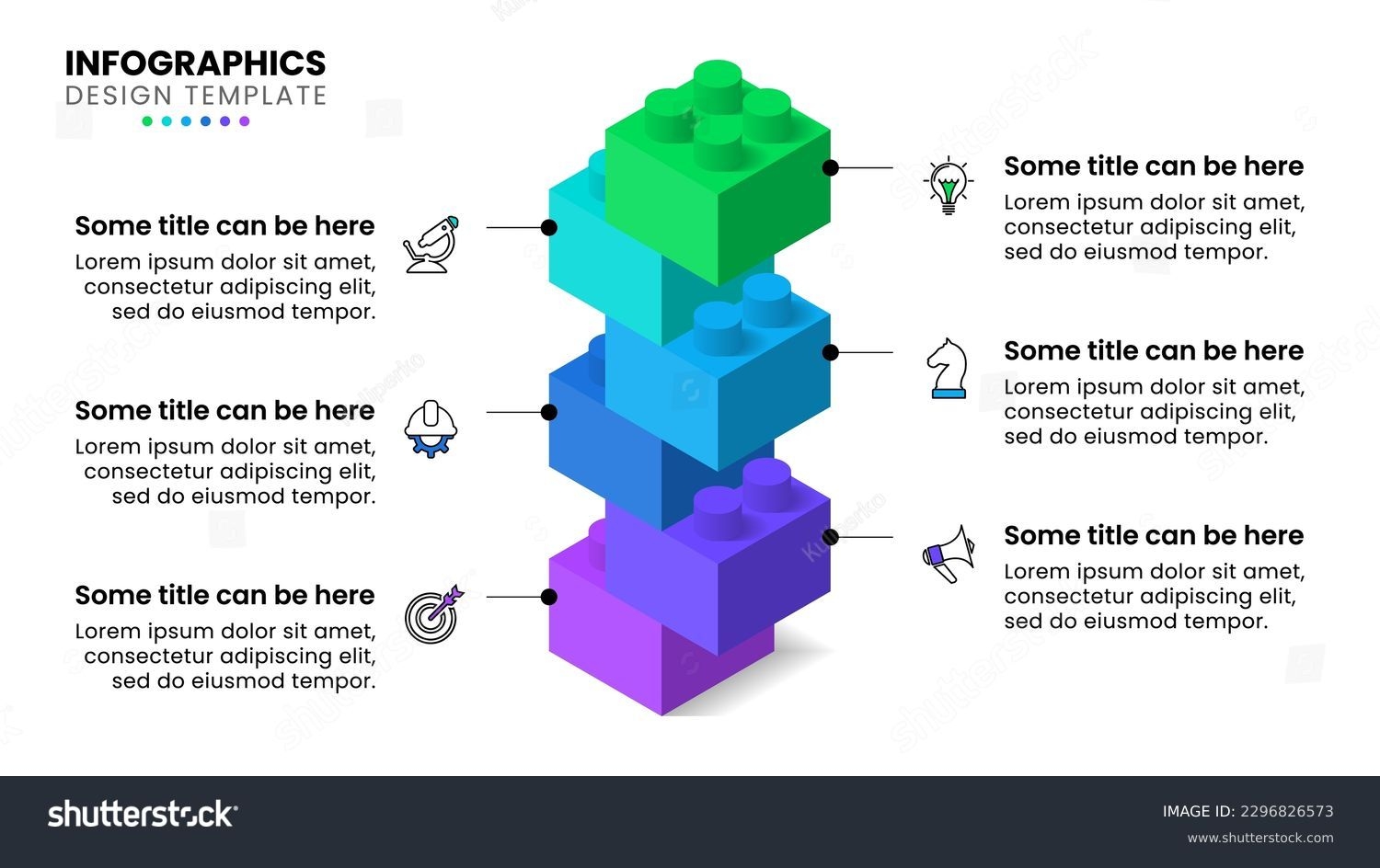 Building Blocks Diagram Etlicher For PowerPoint