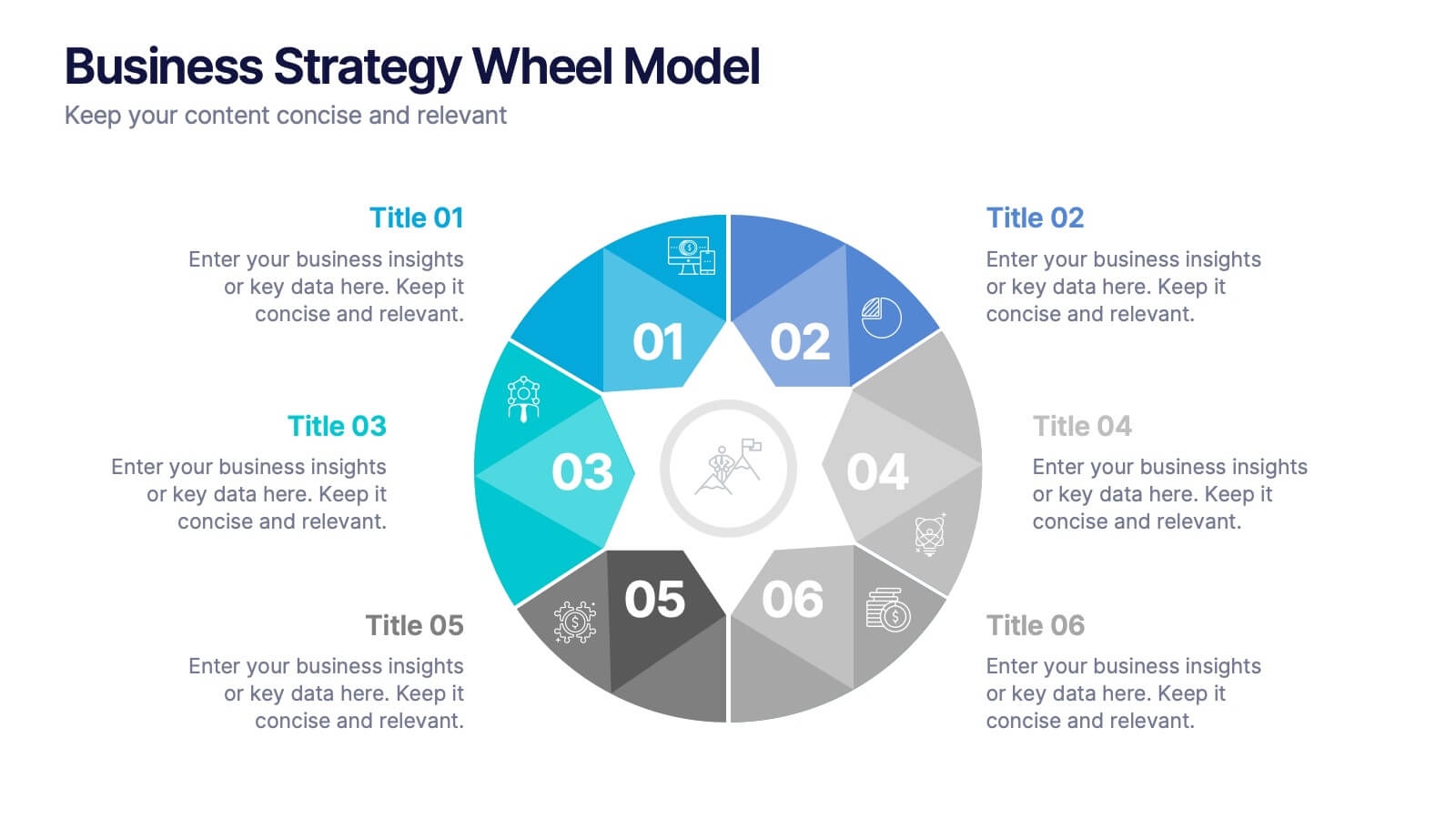 Animated Powerpoint Templates Circular Wheel Diagram