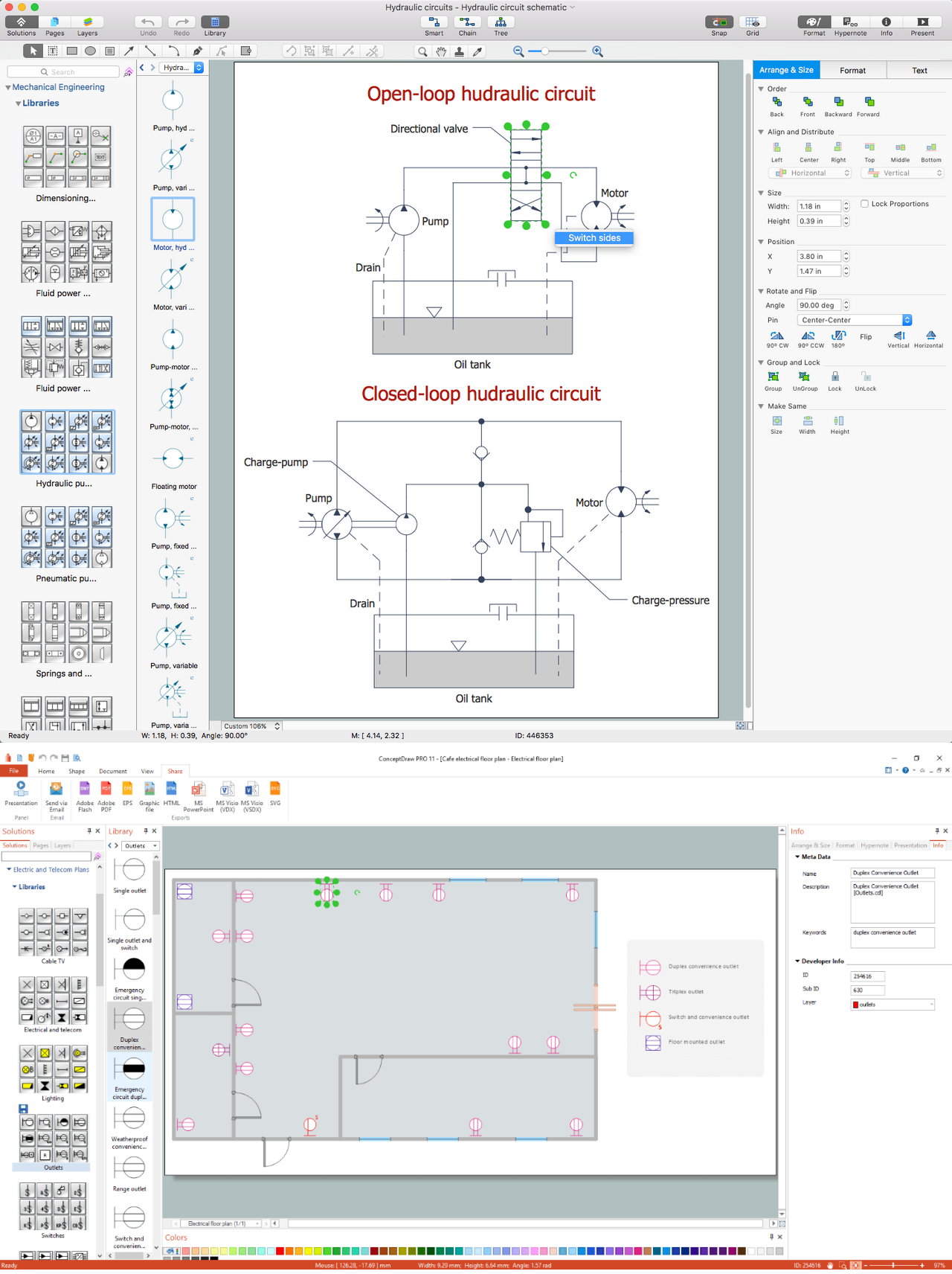 CAD Drawing Software For Making Mechanic Diagram And Electrical 