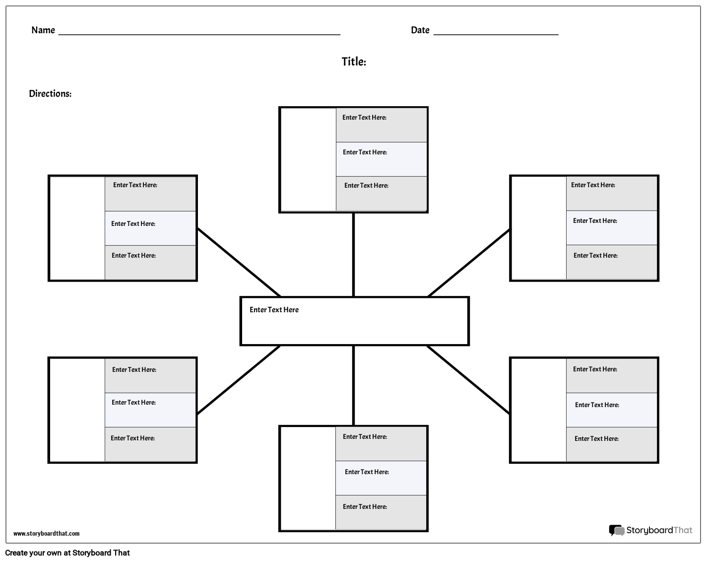Character Map Worksheets By Storyboard That