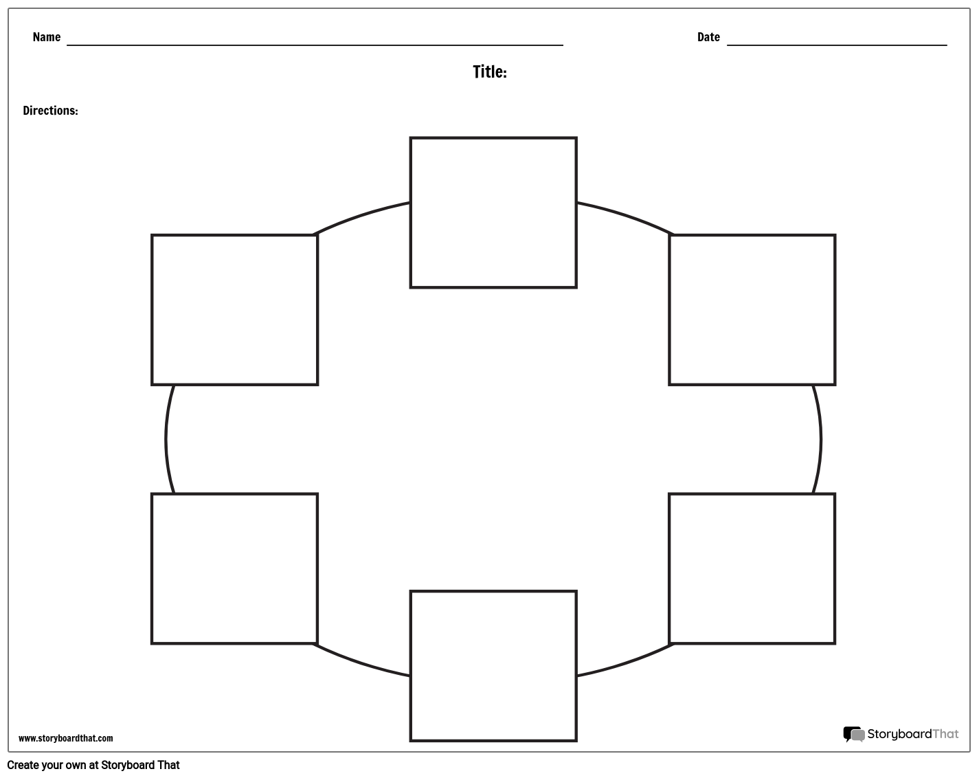 Circle Chart Maker U0026 Worksheets Storyboard That