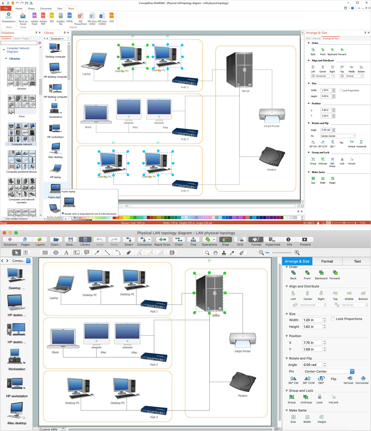 Computer Network Diagrams Network Diagram Software LAN Network Diagrams Physical Office Network Diagrams How To Add A Network Diagram To MS Word Microsoft Word Network Diagram Template