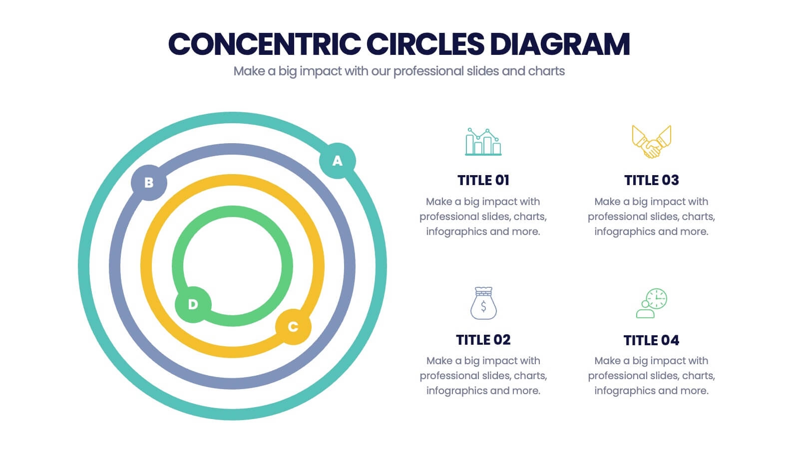 Concentric Circle Diagrams Infographic Presentation Template