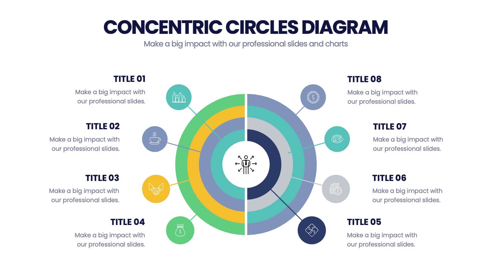 Concentric Circle Diagrams Infographic Presentation Template
