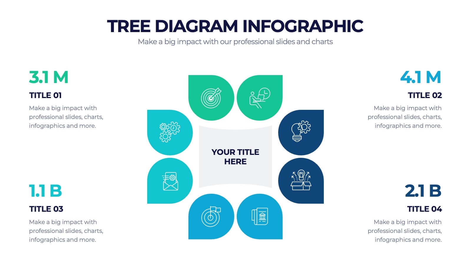 Creative Tree Diagram Infographic Powerpoint Template And Google Slides Theme
