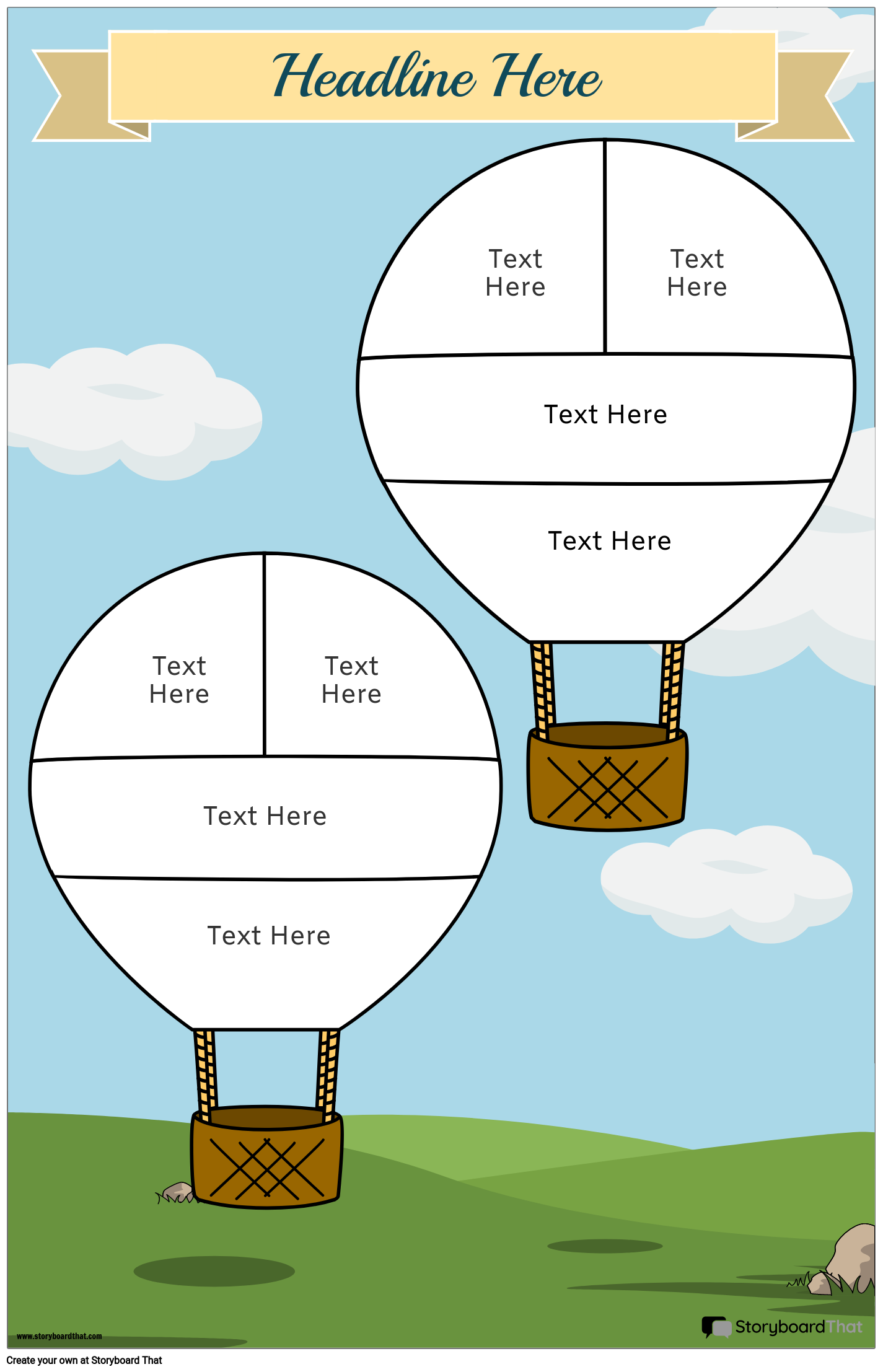 Balloon Diagram Template