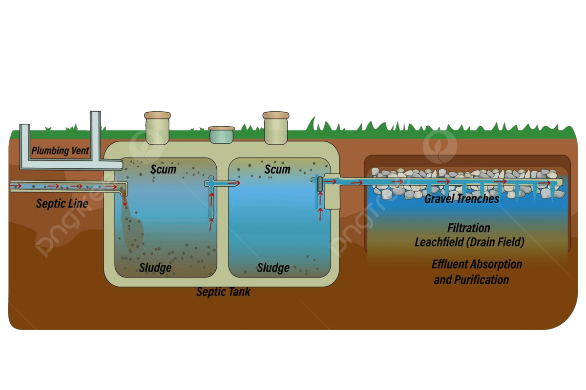 Diagram Of A Septic System And Drain Field For A Mobile Home 