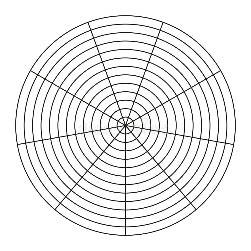 Diagram Template Concentric Circles Stock Illustrations 212 