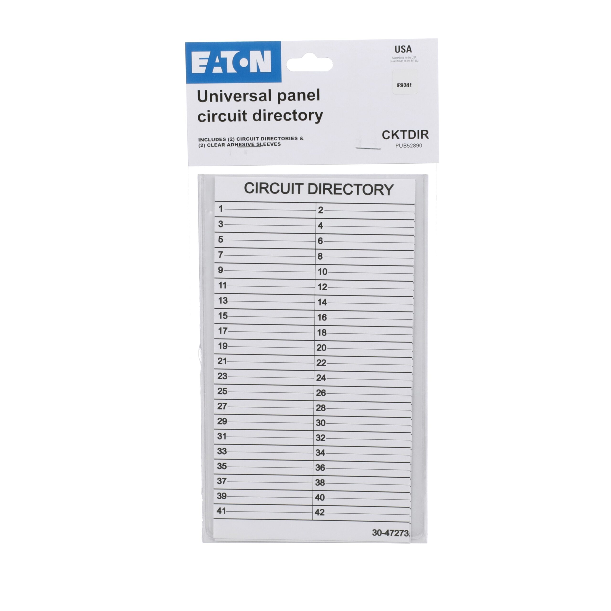 Breaker Box Diagram Template