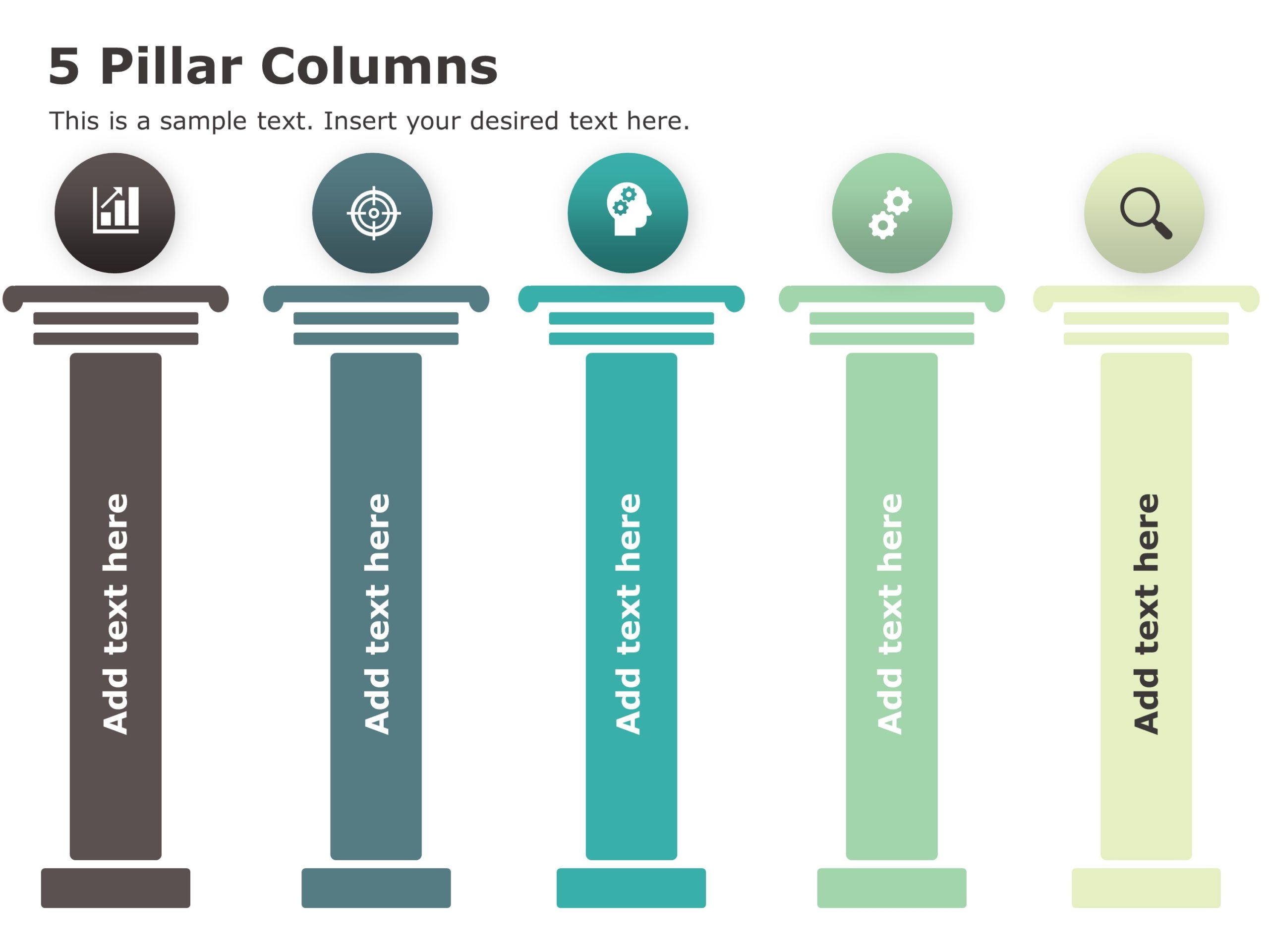 Editable Pillars Templates For PowerPoint SlideUpLift