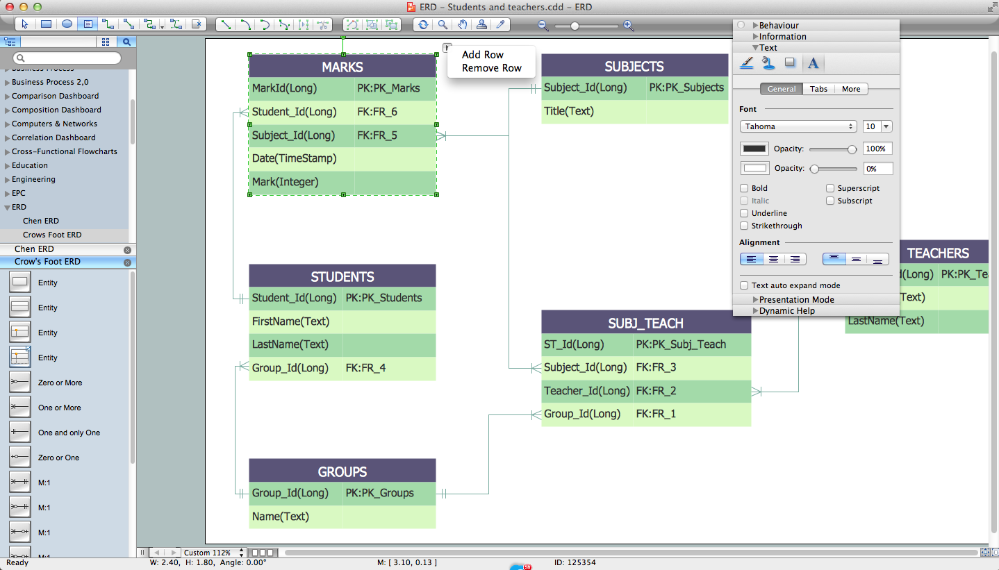 Entity Relationship Diagram ERD With ConceptDraw DIAGRAM Entity Relationship Diagram Symbols Entity Relationship Diagram Examples Visio Entity Relationship Stencil Download