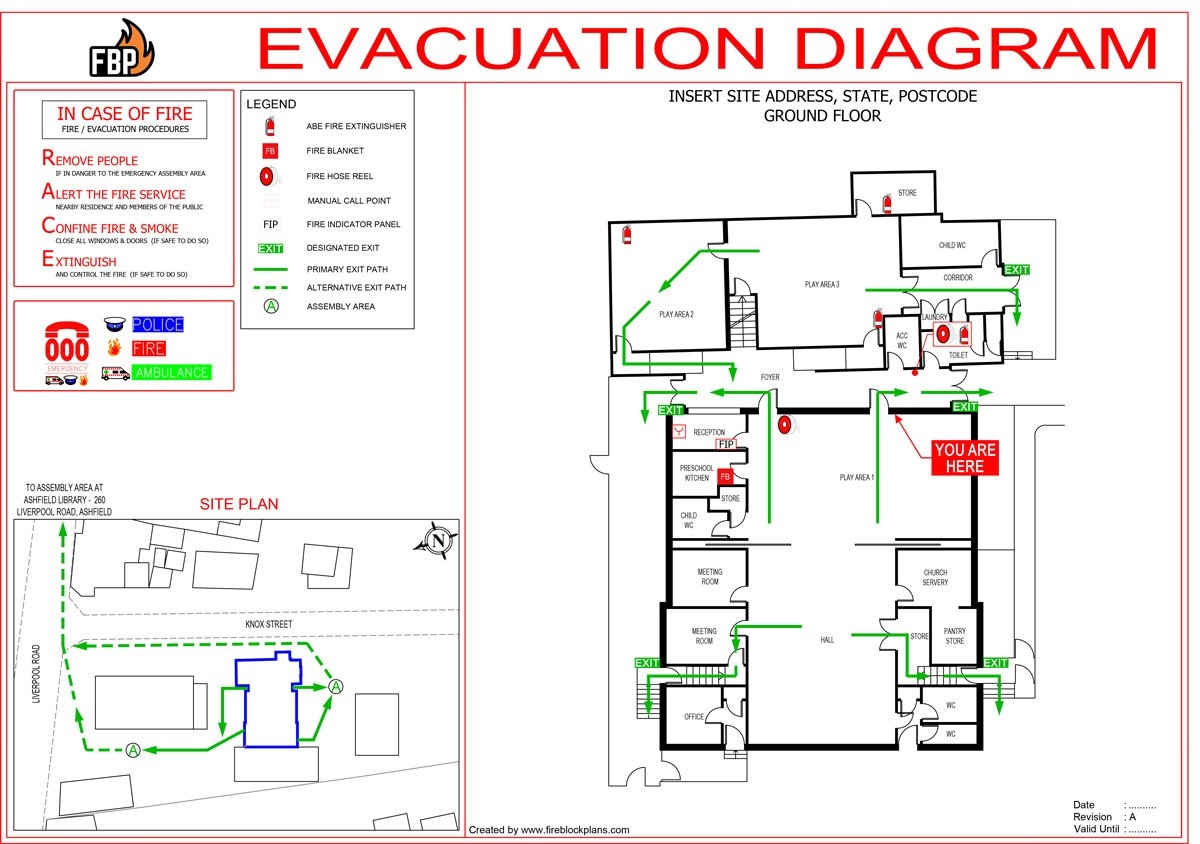 Evacuation Diagrams Need An Emergency Fire Evacuation Diagram 