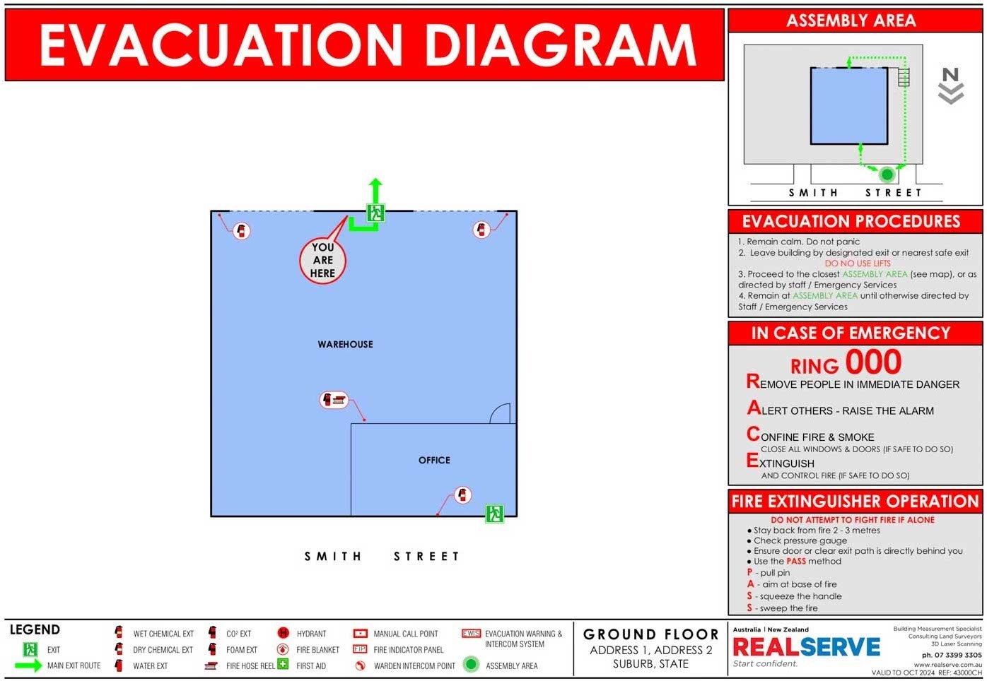 Evacuation Diagrams Precice And Detailed Free Quotations 