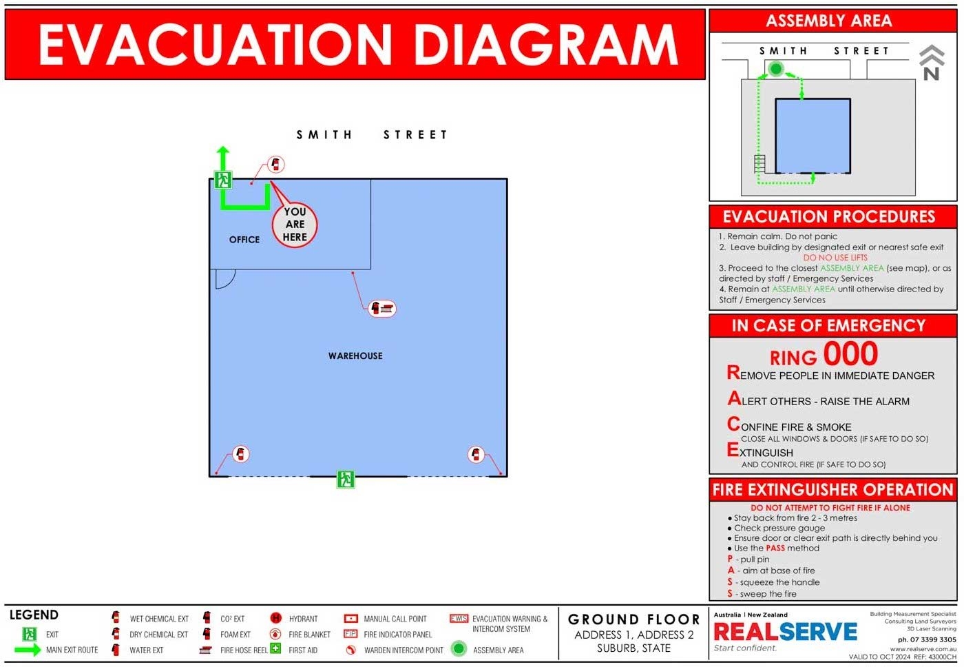 Evacuation Diagrams Precice And Detailed Free Quotations 