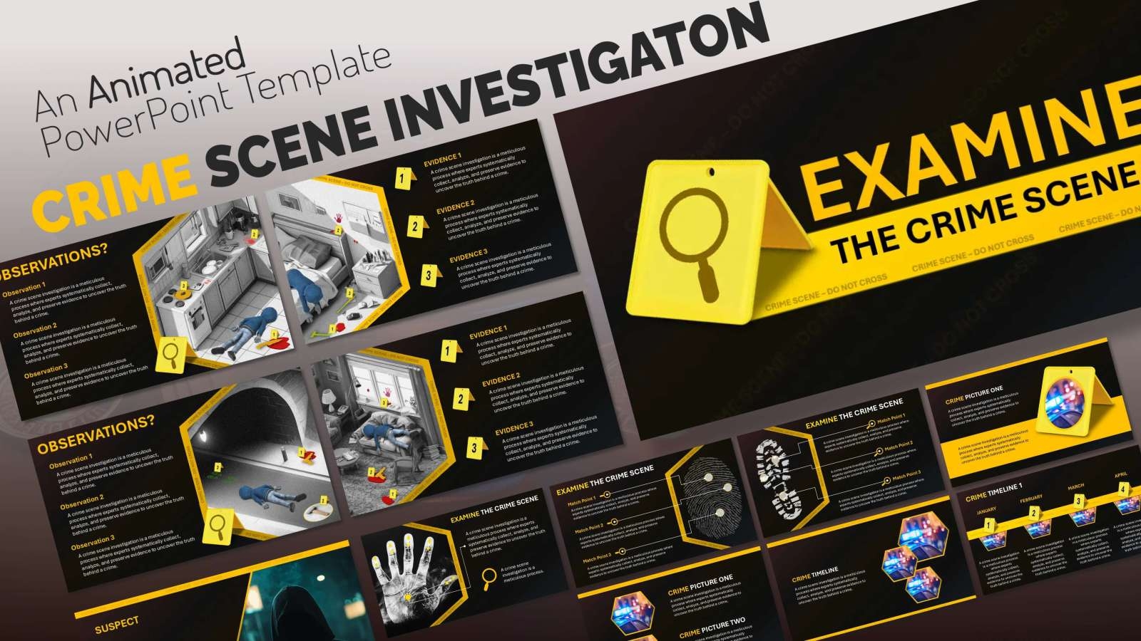 Examine Crime Scene Investigation PowerPoint Theme