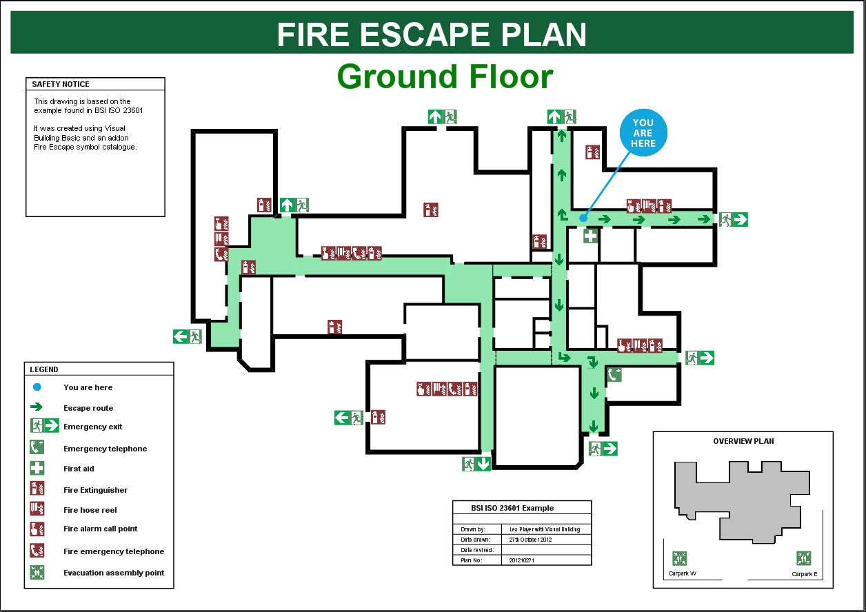 Evacuation Diagram Template Free