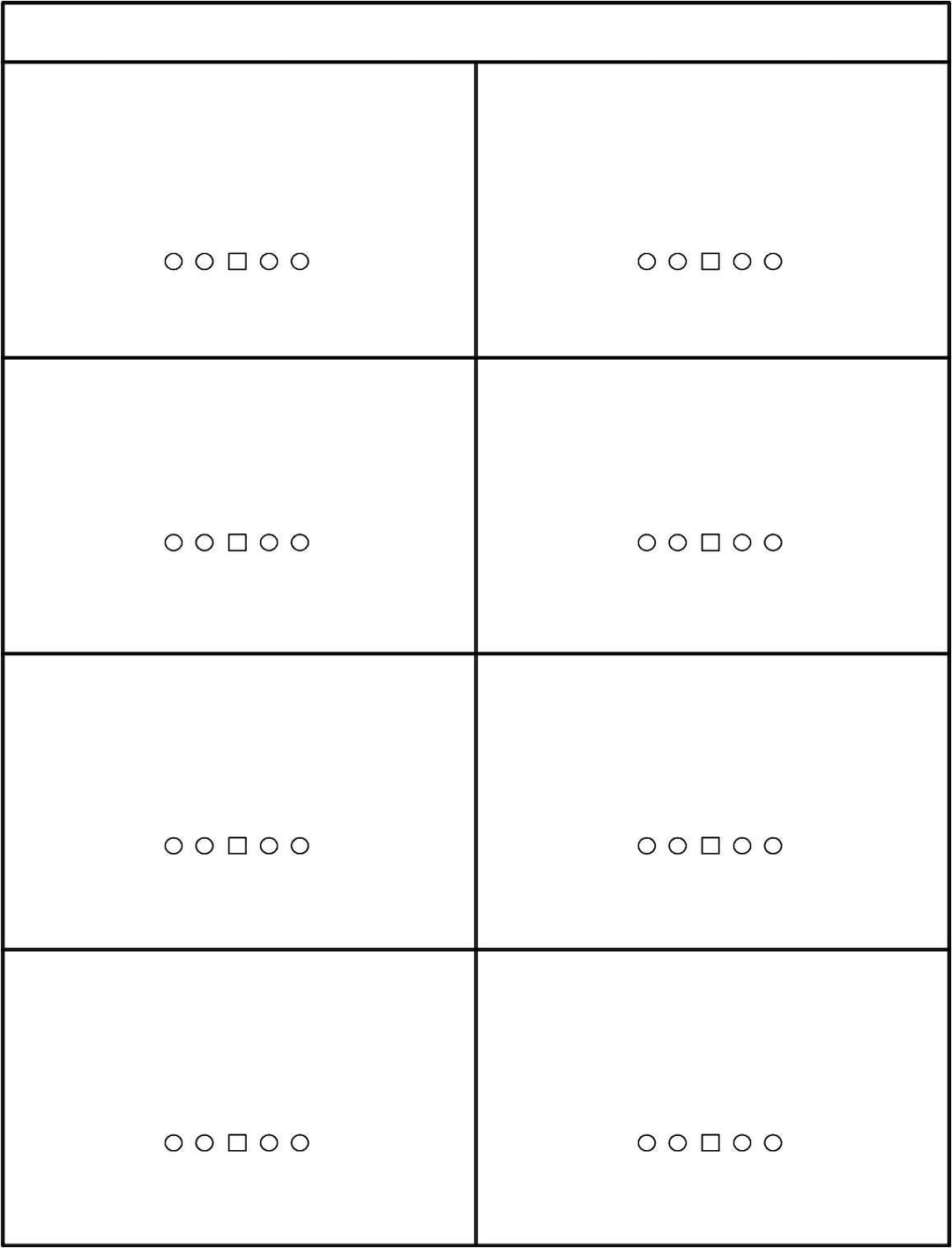 Football Playbook Blank Play Sheets 8 On A Page Portrait Blank Sheets PDF Digital Download Etsy