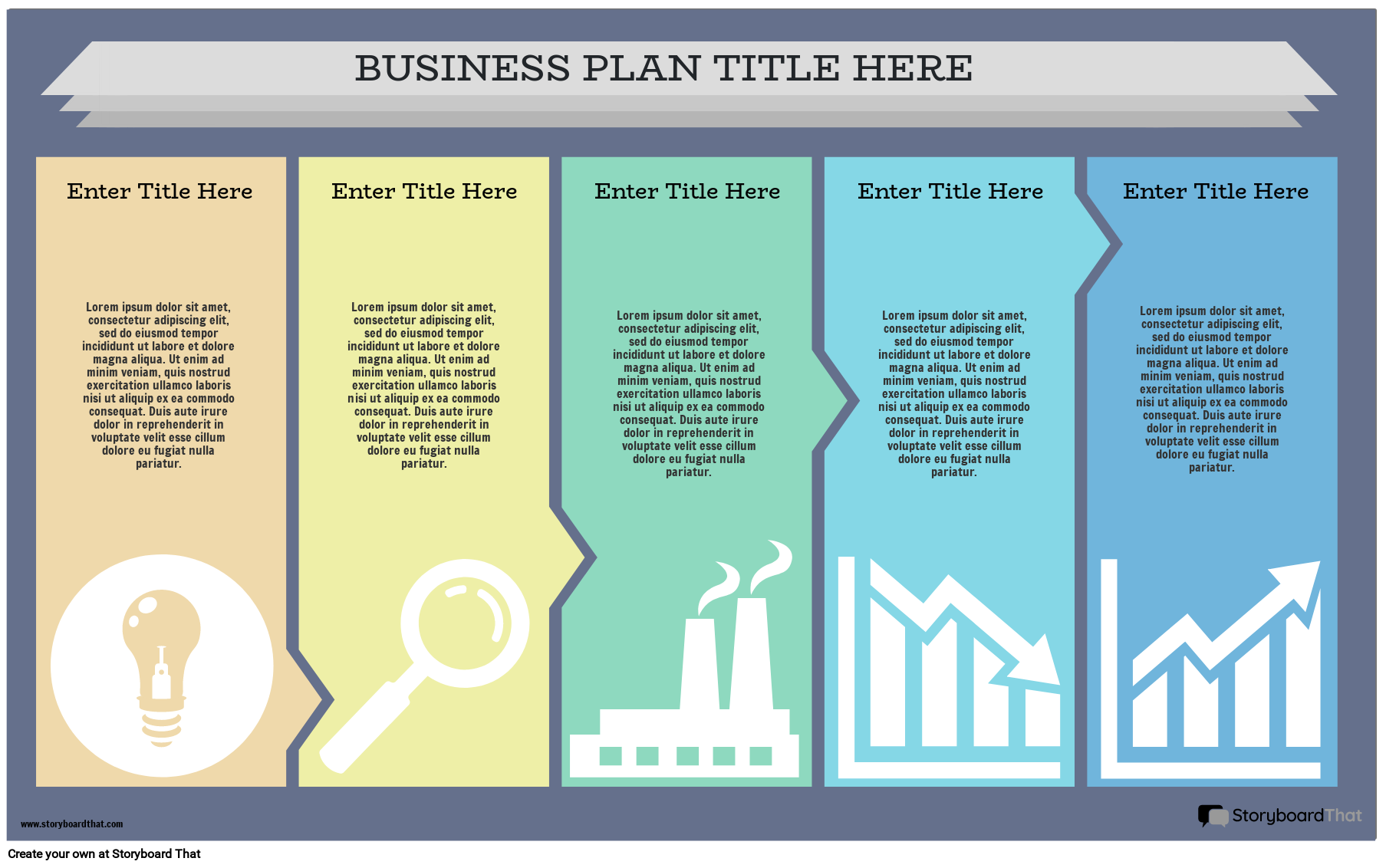 Business Plan Diagram Template