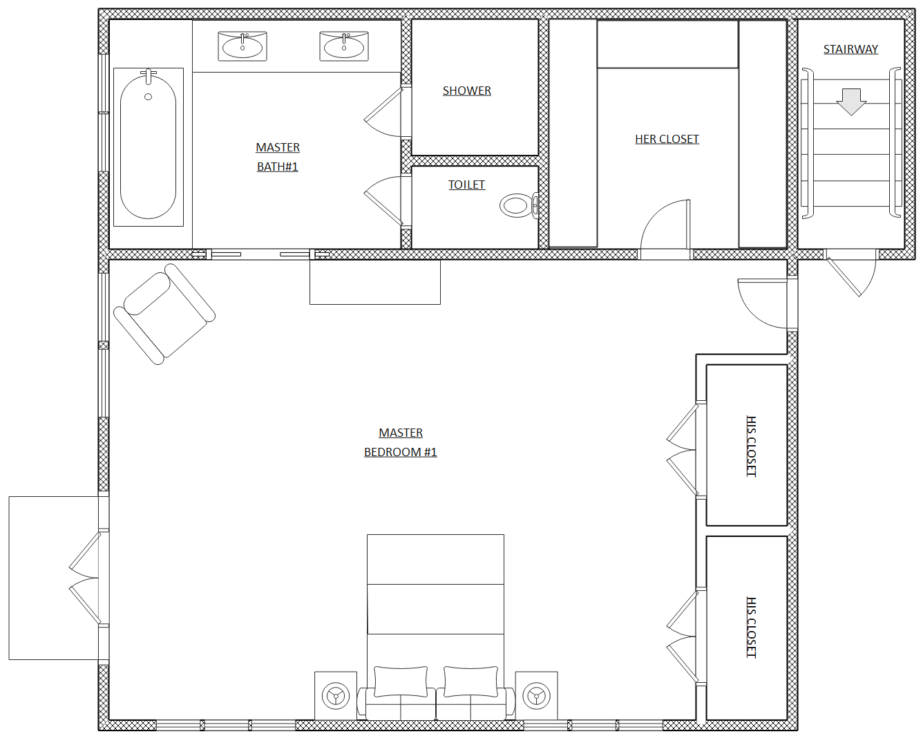 Free Editable Bedroom Floor Plan Examples U0026 Templates EdrawMax