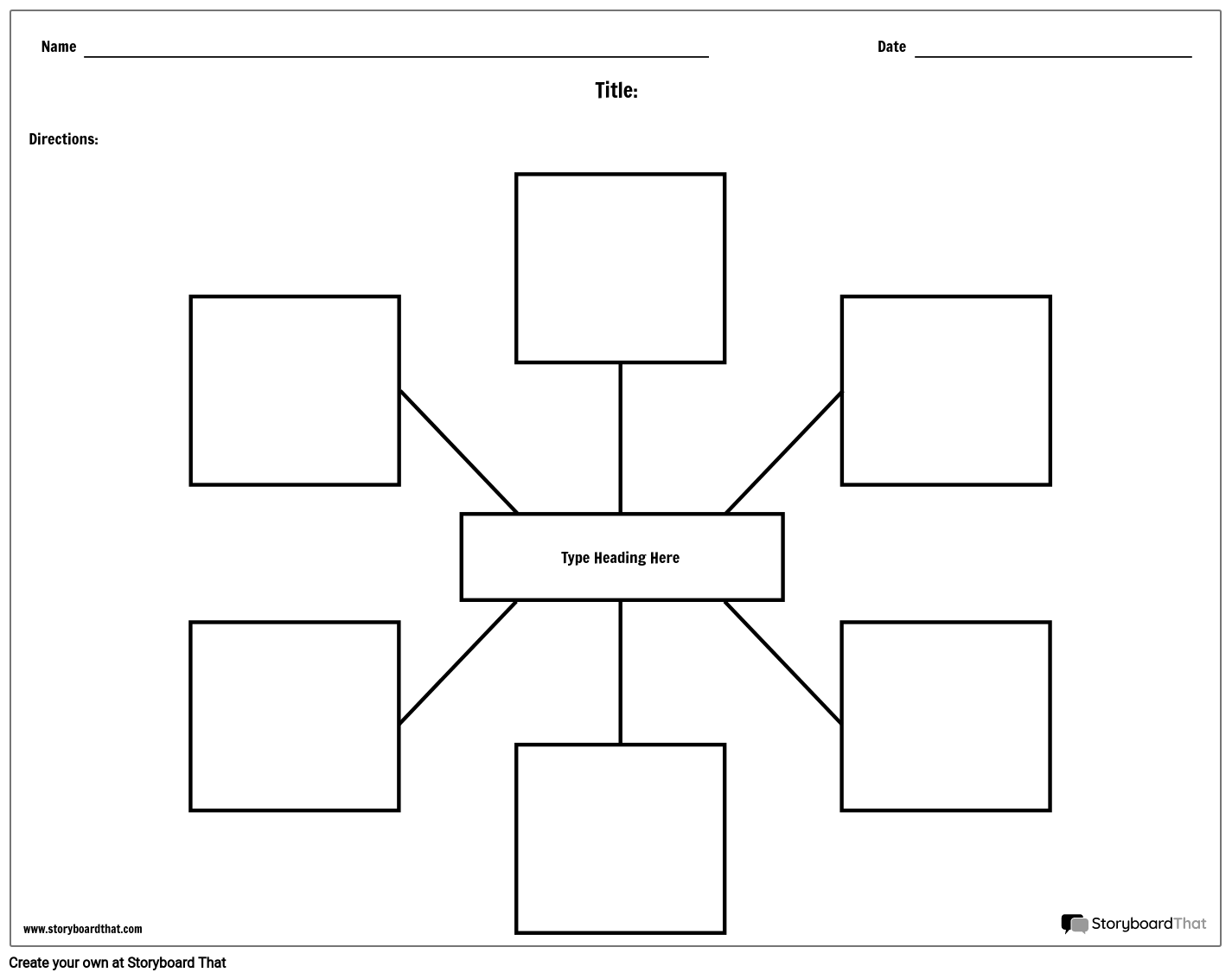 Free Spider Map Templates By Storyboard That 2025 