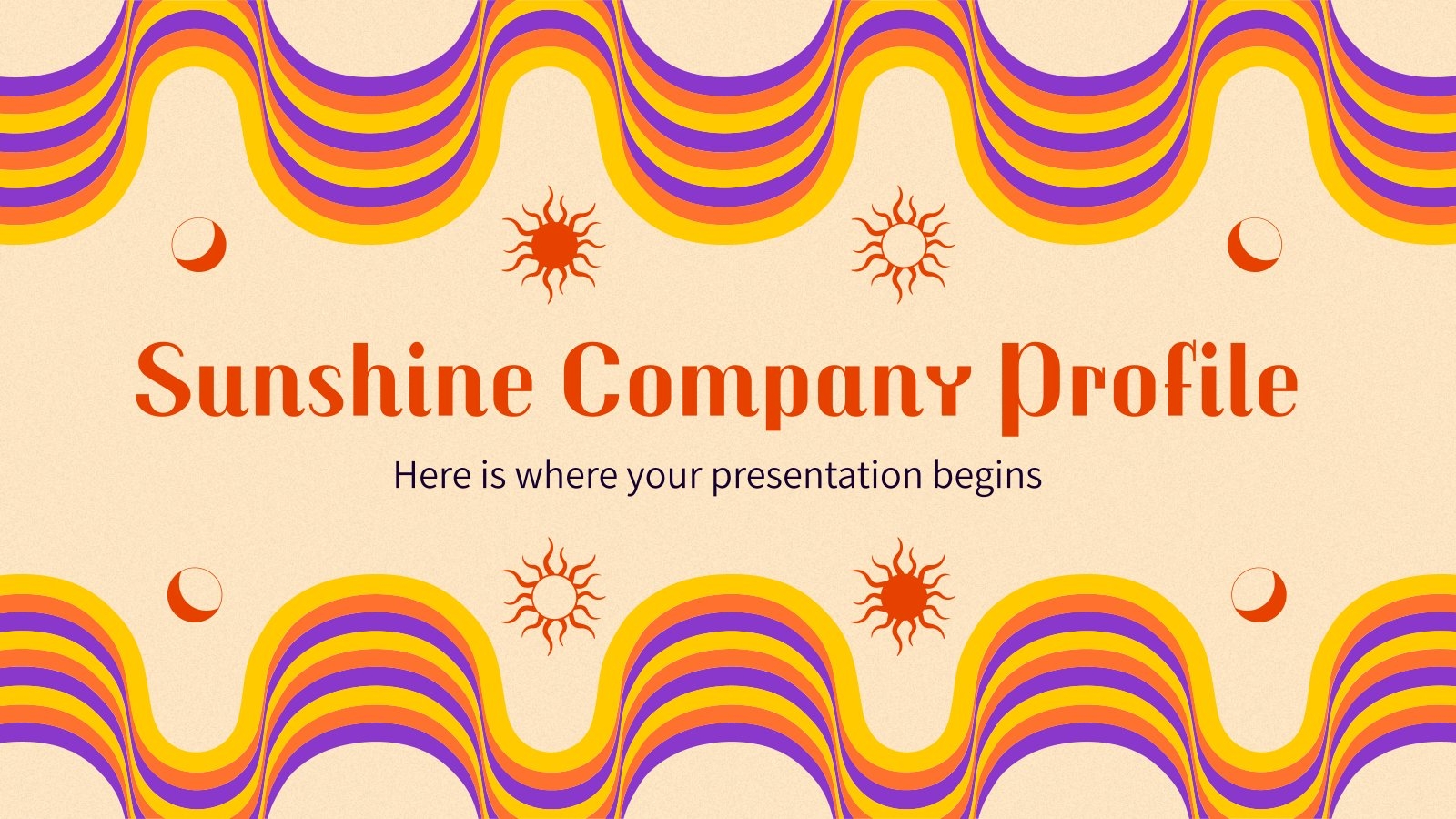 Sunshine Diagram Template