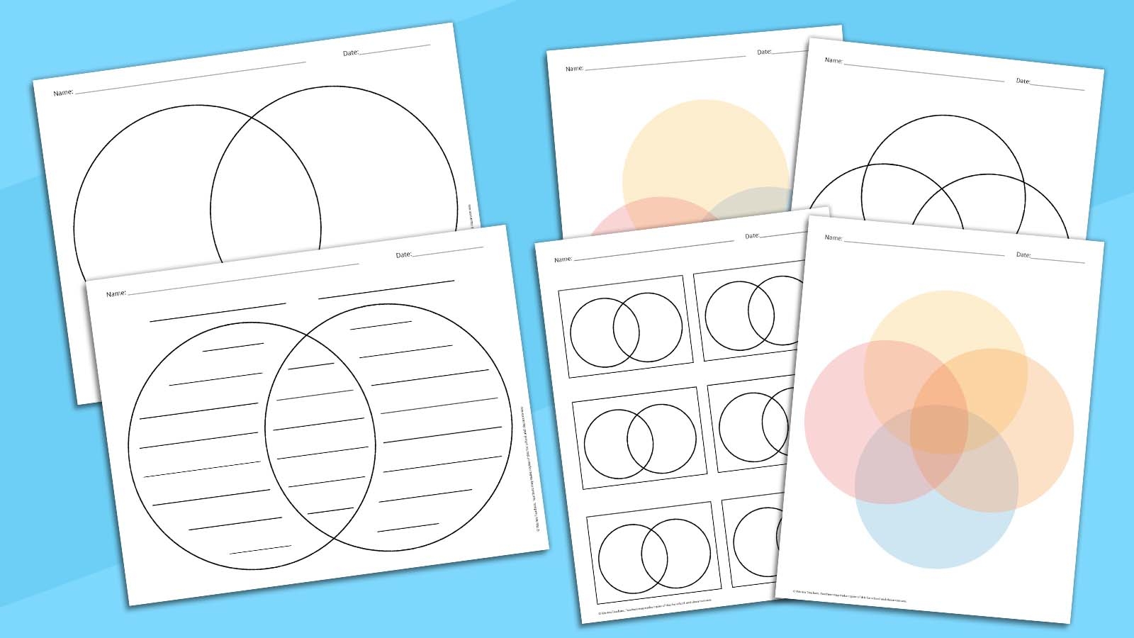 Venn Diagram Printable Template