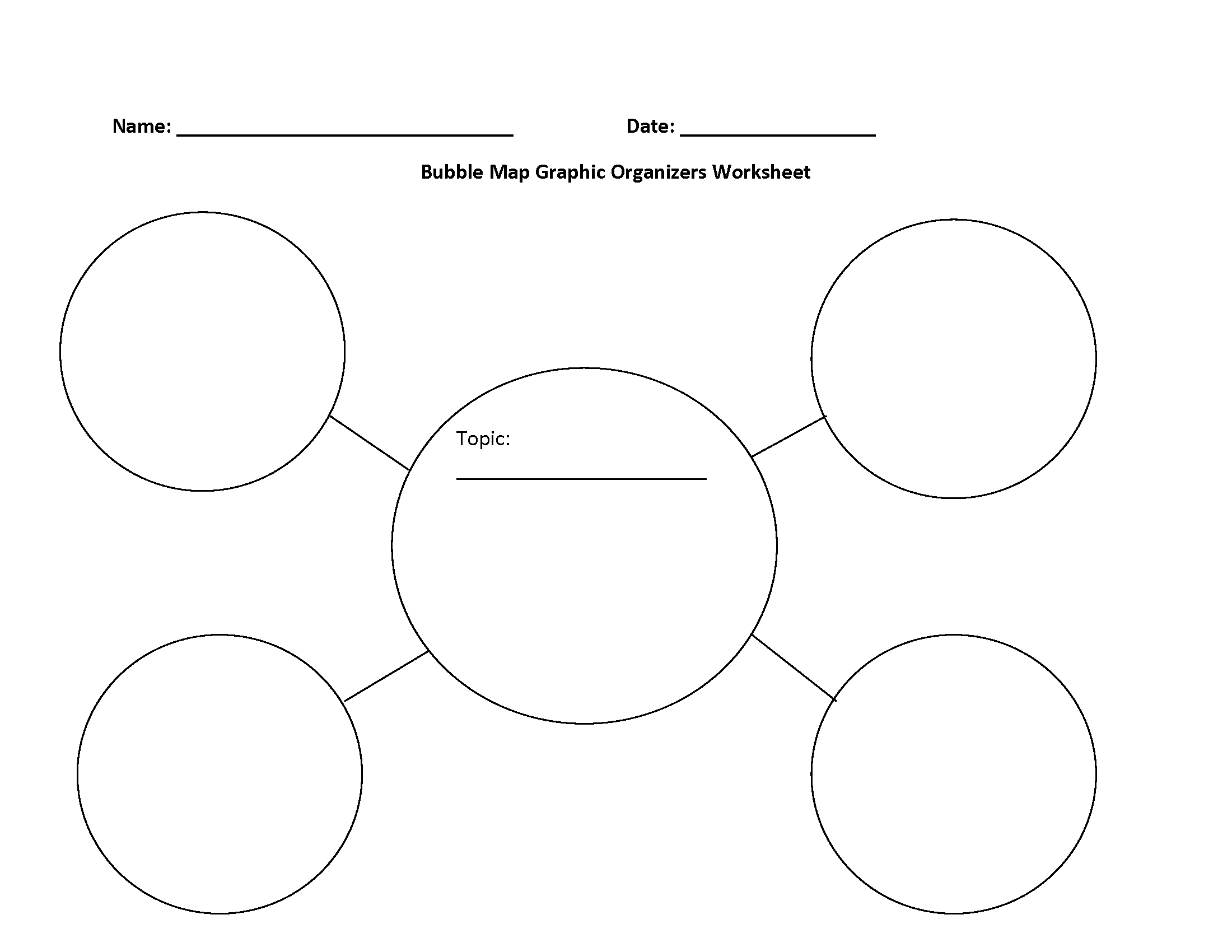 Free Bubble Diagram Template