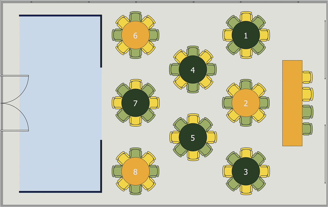 How To Create A Seating Chart For Wedding Or Event Seating Plans Wedding Ceremony Seating Layout Template