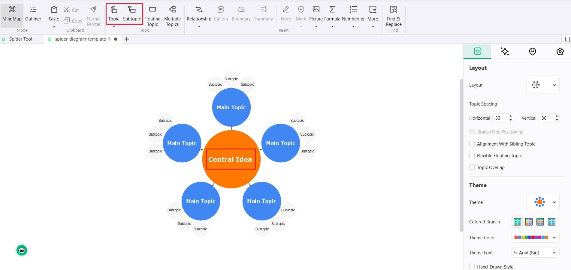 How To Create A Spider Diagram On PowerPoint In 2025