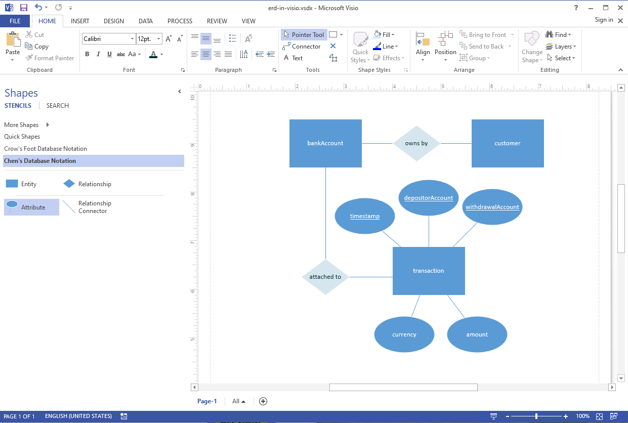 How To Create An ER Diagram In Visio EdrawMax