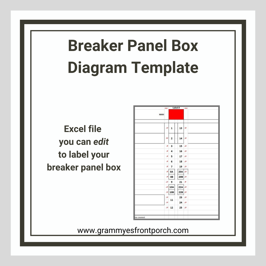 How To Label Your Breaker Panel Grammye s Front Porch