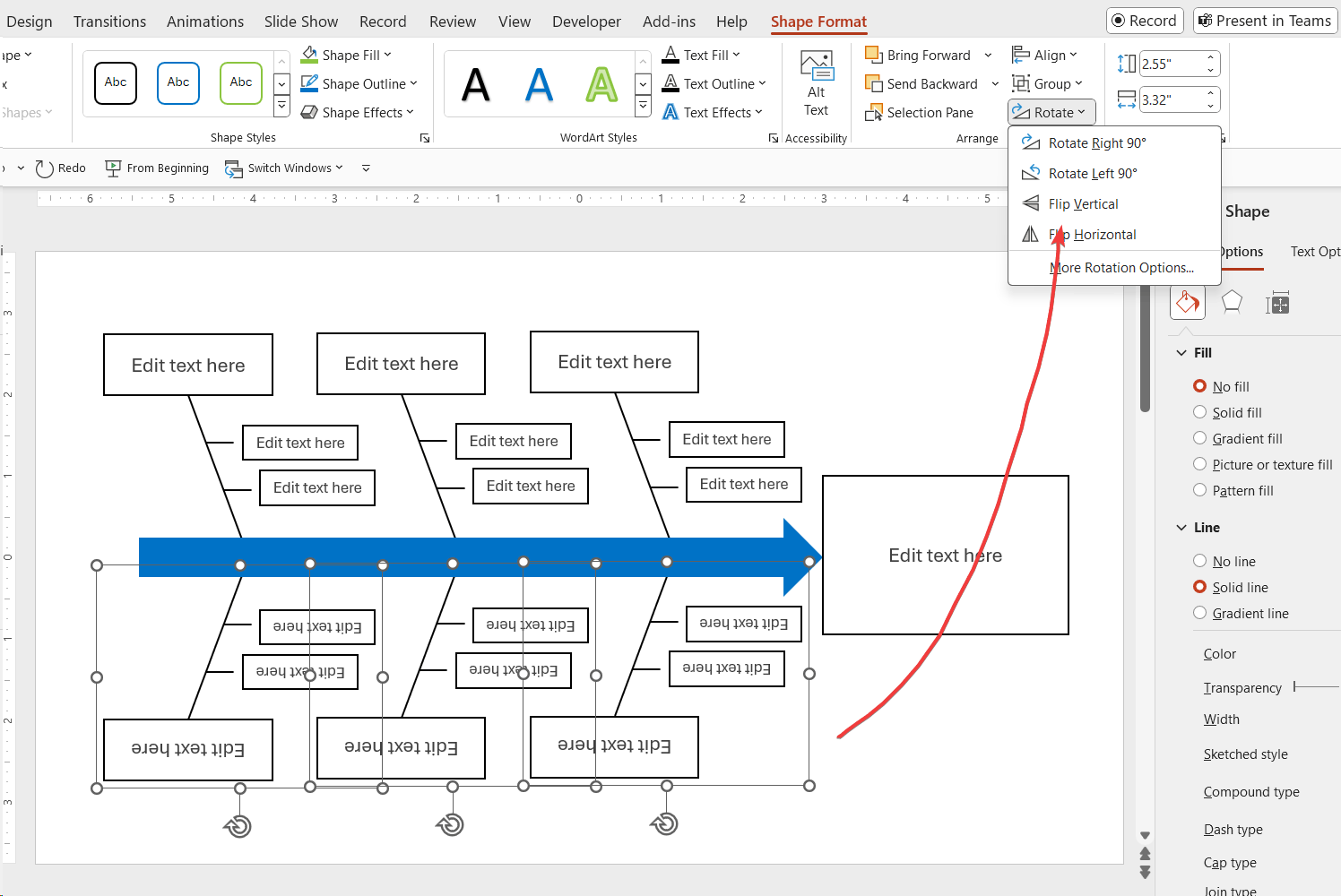 How To Make A Fishbone Diagram In PowerPoint