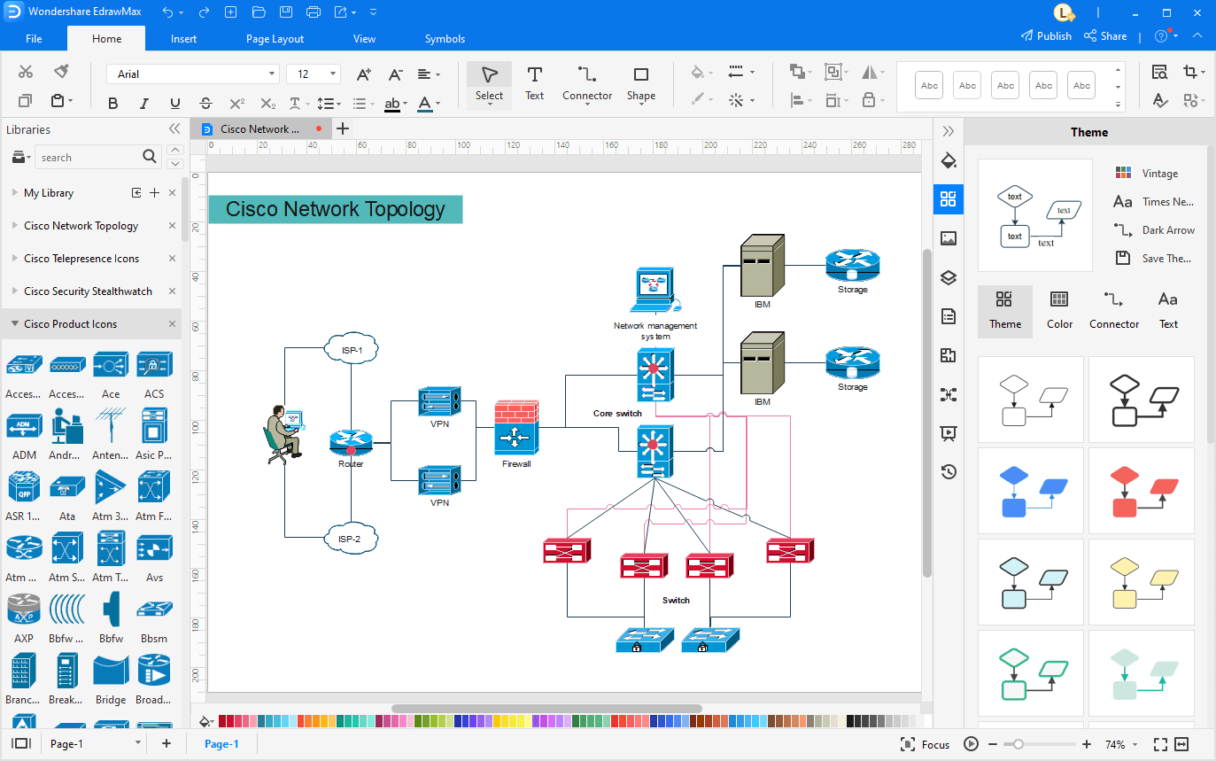 How To Make A Network Diagram In Visio EdrawMax