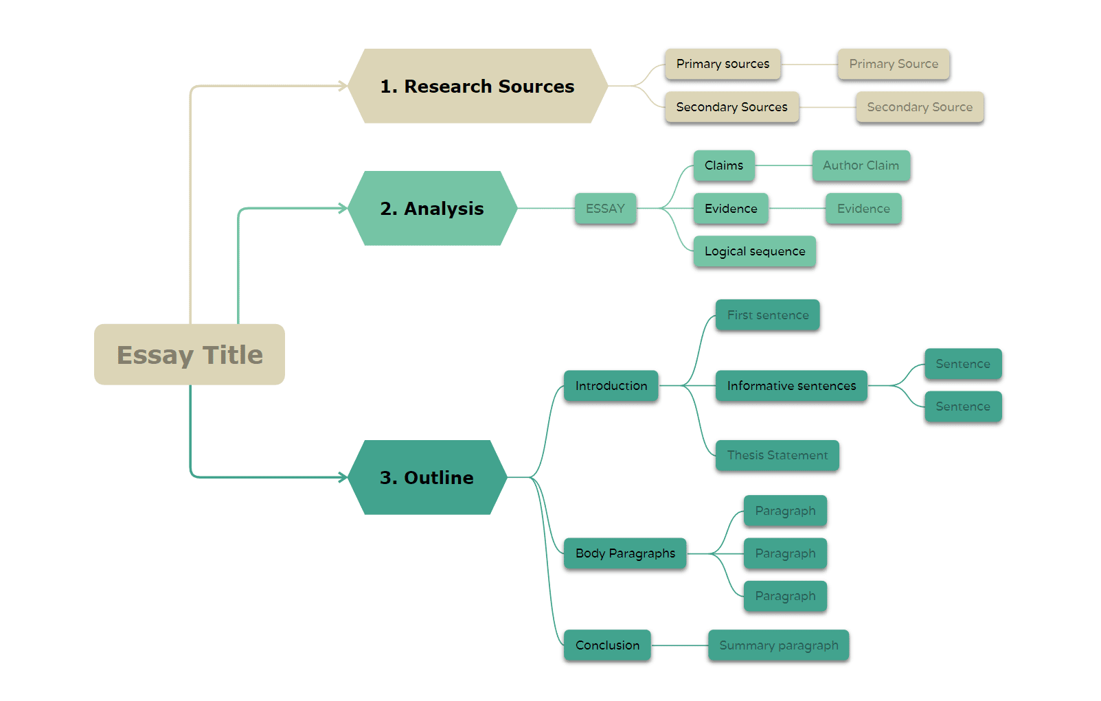 Essay Diagram Template