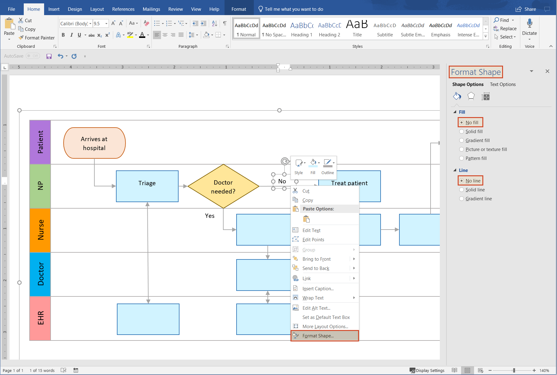 How To Make Swimlane Diagrams In Word Free Swimlane Diagram Templates