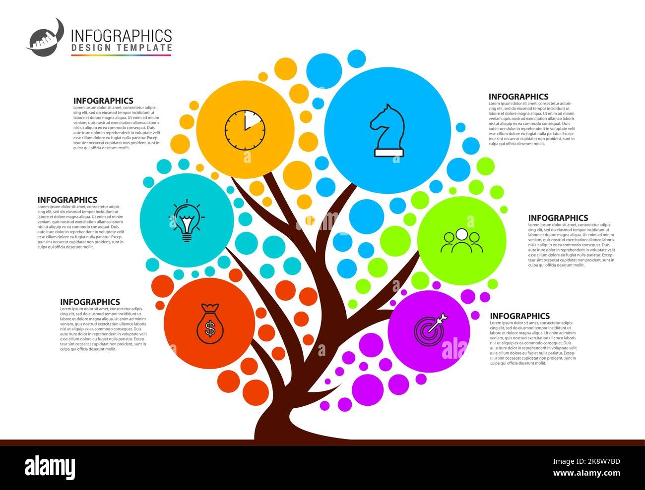 Infographic Design Template Creative Concept With 6 Steps Can Be Used For Workflow Layout Diagram Banner Webdesign Vector Illustration Stock Vector Image U0026 Art Alamy